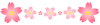 桜 ライン1 [透過PNG]