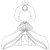 お雛様(塗り絵)