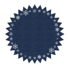 雪の結晶のラベル3