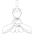 お内裏様（塗り絵）
