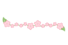 ライン：桃の花2