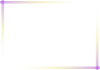 シンプルな虹色線のフレーム1