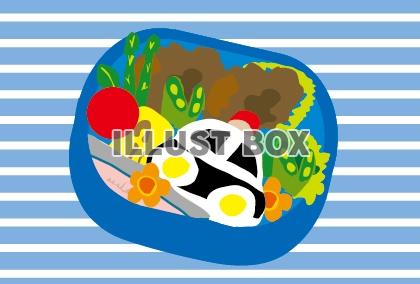 無料イラスト 幼稚園や小学校の挿し絵に使える男の子のお弁当箱