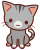 にゃ?＜灰トラ＞