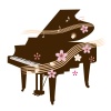 桜踊るピアノ(ピンク)JPEG