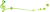 ト音記号とクローバーのライン素材【透過PNG】