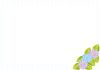 雨と紫陽花のフレーム３【透過PNG
