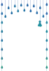雨とてるてるぼうずのフレーム