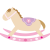 木馬イラスト【透過PNG】