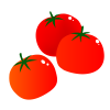 プチトマト（ミニトマト）のイラストカット