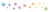 カラフル星ライン素材【透過PNG】