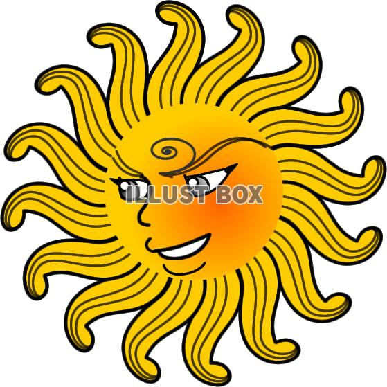無料イラスト画像 最高のかっこいい 太陽 イラスト フリー