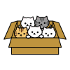 無料イラスト 捨て猫 ペット ネコ 動物愛護