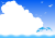 イルカとカモメのフレーム２【透過PNG】