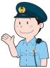 男性警察官（夏服）