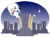 墓地３【透過PNG】