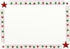クリスマスカラーの星★縦横式フレーム