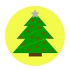 クリスマスツリー（背景）