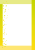 黄色と黄緑のフレーム