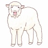 【グリーティング】羊　未年　03