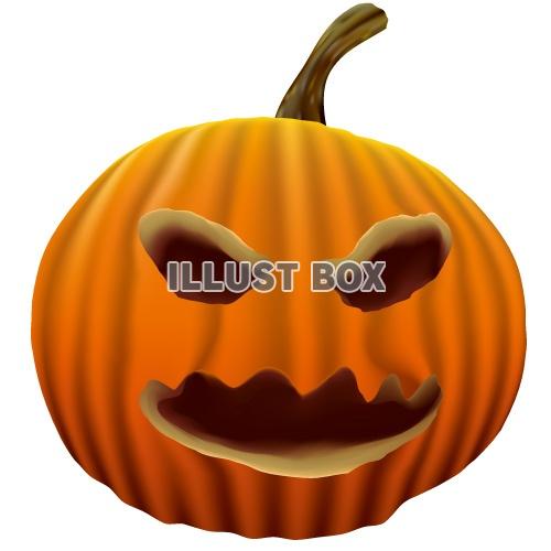 【ワンポイントイラスト】リアルなかぼちゃ11　ジャックオーラ...