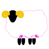羊（側面）【透過png】