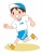 走る男の子