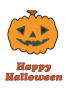 ハロウィーンのカボチャの透過画像