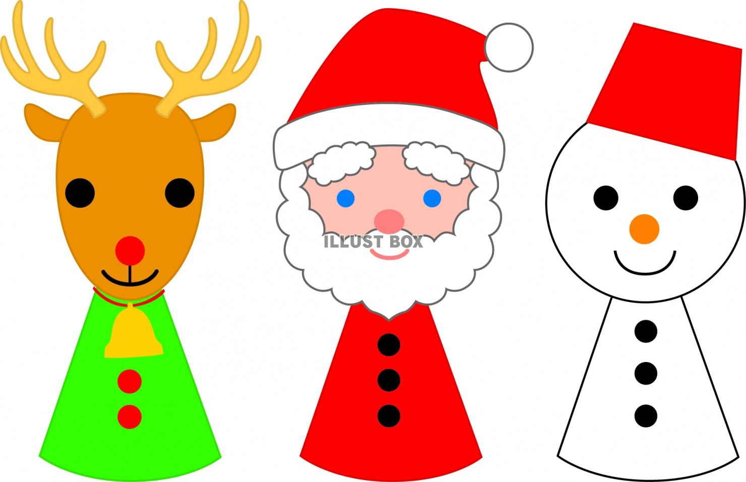 フリー素材 サンタクロースと トナカイ 雪だるま トナカイを描いたかわいいイラスト 3pcsクリスマスストッキングサンタ 雪だるま トナカイクリスマスキャラクター Ciudaddelmaizslp Gob Mx