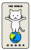 ネコのタロットカード21 世界　(透過PNG)
