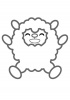 ひつじぬりえ14