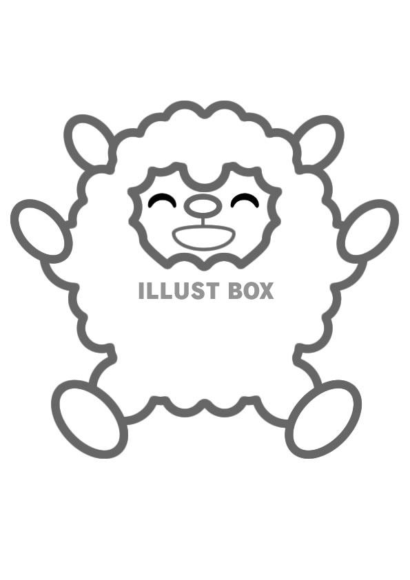 ひつじぬりえ14
