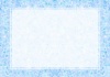 雪の結晶のメッセージカード１
