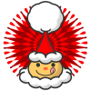 【透過png】くいしんぼサンタ12