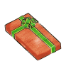 クリスマスのプレゼントボックス・長方形赤Ｂ