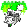 【透過png】ミゼットサンタ7