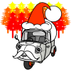 【透過png】ミゼットサンタ6
