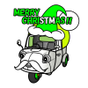 【透過png】ミゼットサンタ3