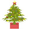 クリスマスツリー【透過PNG】