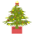 クリスマスツリー【透過PNG】