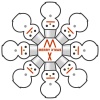 日米雪だるま9