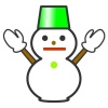 日米雪だるま4