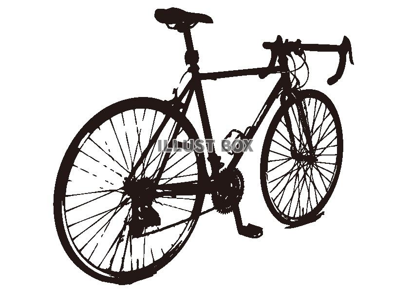 無料イラスト シルエット 自転車ベクターデータ Eps ロードサイクル0