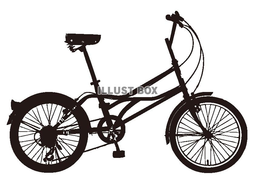 無料イラスト シルエット 自転車ベクターデータ Eps 小型自転車