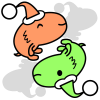 【透過png】カピバラサンタ7