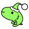 【透過png】カピバラサンタ1