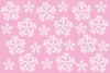 クリスマスに使える雪の結晶の壁紙　女子向けピンク