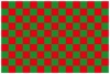 赤と緑の四角のクリスマスに使える壁紙や包装紙のパターン