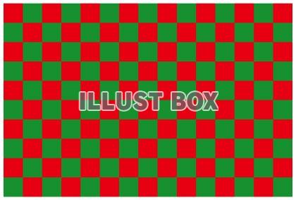 無料イラスト 赤と緑の四角のクリスマスに使える壁紙や包装紙のパターン