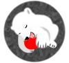【透過png】汎用シロクマイラスト6